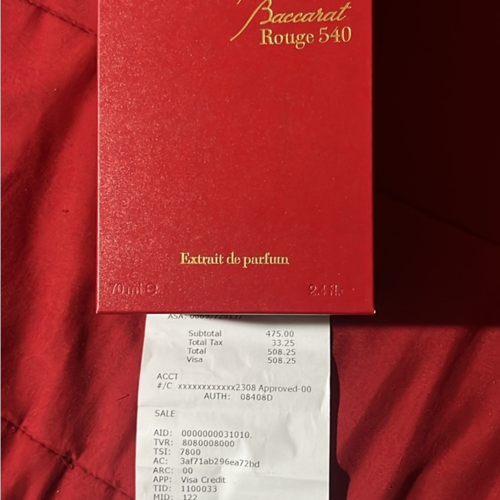 Baccarat Rouge 540 Extrait de Parfum